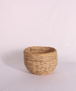 Color :Brown and natural Materials :Banana & rattan with stand wood