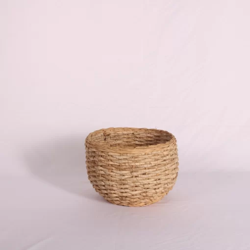 Color :Brown and natural Materials :Banana & rattan with stand wood