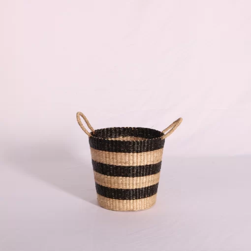 Banana & Seagrass Plant Pot with Handles