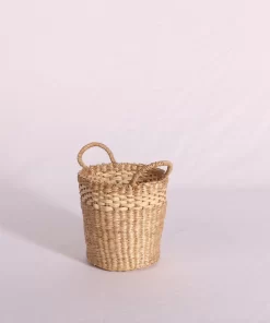 Banana & Seagrass Plant Pot with Handles