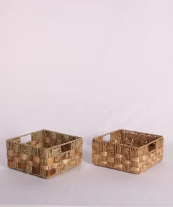 Versatile Storage Basket With Metal Frame