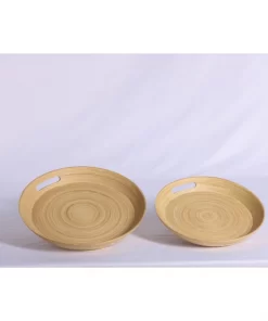 bamboo tray with handles