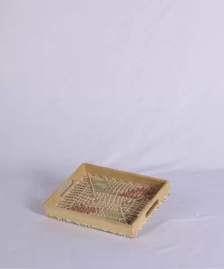 Bamboo And Seagrass Serving Decorative Tray