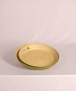 bamboo tray with handles