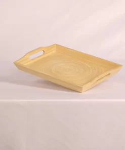 bamboo tray with handles