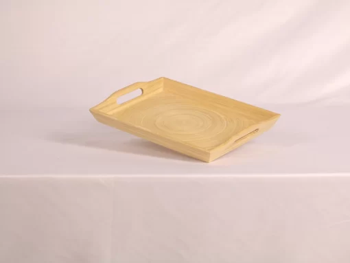 bamboo tray with handles