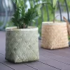 Bamboo planter With Cement sealant